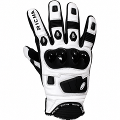 Richa Rock Motorcycle Glove - White