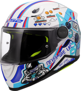 LS2 FF812 Kid Full Face Motorcycle Helmet - Next Level White