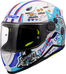 LS2 FF812 Kid Full Face Motorcycle Helmet - Next Level White