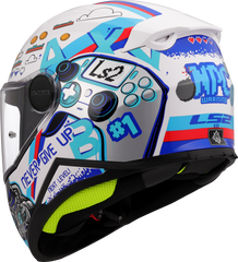 LS2 FF812 Kid Full Face Motorcycle Helmet - Next Level White