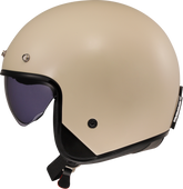 LS2 OF601 Bob II Open Face Motorcycle Helmet - Cream