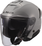 LS2 OF618 Verso II Open Face Motorcycle Helmet - Nardo Grey