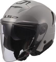 LS2 OF618 Verso II Open Face Motorcycle Helmet - Nardo Grey