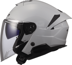 LS2 OF618 Verso II Open Face Motorcycle Helmet - Nardo Grey