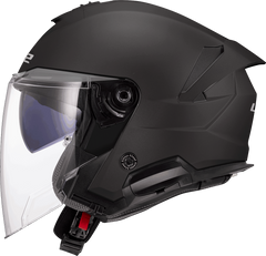 LS2 OF618 Verso II Open Face Motorcycle Helmet - Matt Black