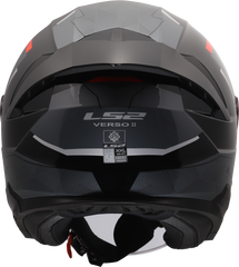 LS2 OF618 Verso II Open Face Motorcycle Helmet - Air Black/Red