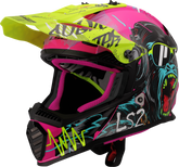 LS2 MX437 Fast II Mini Motocross Helmet - Gorilla Purple