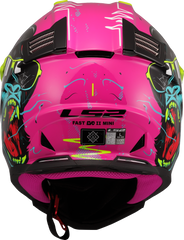 LS2 MX437 Fast II Mini Motocross Helmet - Gorilla Purple