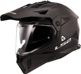 LS2 MX702 Pioneer II Adventure Motorcycle Helmet - Matt Black