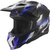 LS2 MX703 X-Force Phantom Motocross Helmet - Blue/White