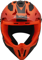 LS2 MX708 Fast II Motocross Helmet - Duck Matt Hi-Vis Orange/Red
