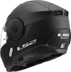 LS2 FF902 Scope II Flip Up Motorcycle Helmet - Matt Black