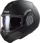 LS2 FF906 Advant Flip Up Motorcycle Helmet - Matt Black