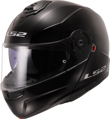LS2 FF908 Strobe II Flip Up Motorcycle Helmet - Gloss Black