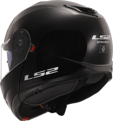 LS2 FF908 Strobe II Flip Up Motorcycle Helmet - Gloss Black