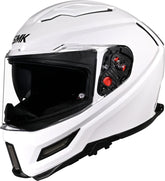 SMK Agnar Full Face Motorcycle Helmet - Gloss White
