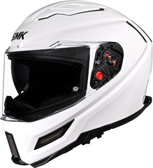 SMK Agnar Full Face Motorcycle Helmet - Gloss White