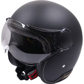 Axor Jet Open Face Motorcycle Helmet - Matt Black