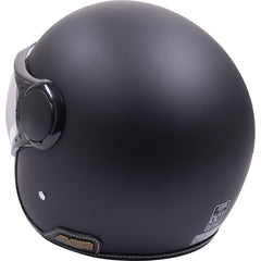 Axor Jet Open Face Motorcycle Helmet - Matt Black