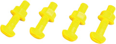 Bike It Number Plate Bolts And Nuts Yellow 50Pcs