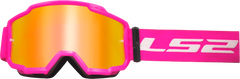 LS2 Charger Motocross Goggles - Pink