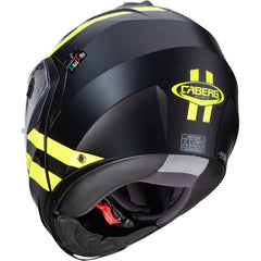Caberg Duke 2 Super Legend Flip Up Motorcycle Helmet - Matt Black/Yellow
