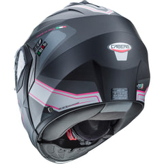 Caberg Duke 2 Tour Flip Up Motorcycle Helmet - Matt Black/Pink