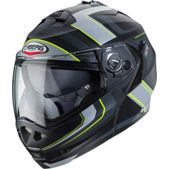 Caberg Duke 2 Tour Flip Up Motorcycle Helmet - Matt Black/Yellow