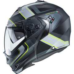 Caberg Duke 2 Tour Flip Up Motorcycle Helmet - Matt Black/Yellow