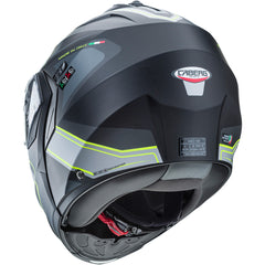 Caberg Duke 2 Tour Flip Up Motorcycle Helmet - Matt Black/Yellow