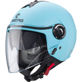 Caberg Riviera V4X Open Face Motorcycle Helmet - Matt Light Blue