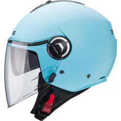 Caberg Riviera V4X Open Face Motorcycle Helmet - Matt Light Blue