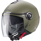 Caberg Riviera V4X Open Face Motorcycle Helmet - Matt Military Green