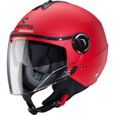 Caberg Riviera V4X Open Face Motorcycle Helmet - Matt Red