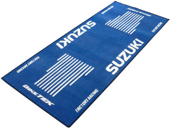 BikeTek Series 3 Suzuki Logo Garage Mat 190 x 80cm