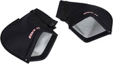 Bar Muffs Black Polyester Fleece Lining