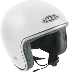 GSB G-234 Open Face Helmet - Gloss White