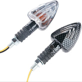 Bike It Arrow Indicators With Carbon Effect Body And Clear Lens