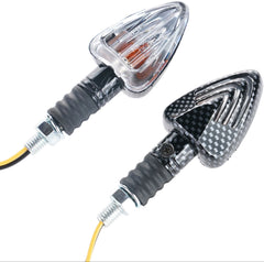 Bike It Arrow Indicators With Carbon Effect Body And Clear Lens