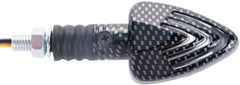 Bike It Arrow Indicators With Carbon Effect Body And Clear Lens