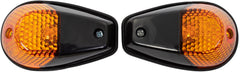 Bike It Original Fairing Indicators With Black Body And Amber Lens