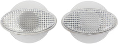 Bike It Oval Slim Fairing Indicators With Clear Lens