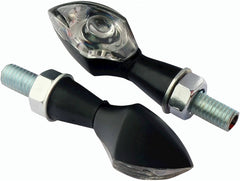 Bike It LED Boggle Indicators With Black Body And Clear Lens