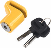 Mammoth Micro Yellow Motorcycle Disc Lock With 6mm Pin