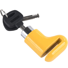 Mammoth Micro Yellow Motorcycle Disc Lock With 6mm Pin