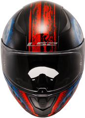 LS2 FF353 Rapid II Full Face Motorcycle Helmet - Zombie Black/Red