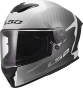 LS2 FF820 Rapid III Full Face Motorcycle Helmet - Flow White/Grey