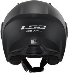 LS2 OF616 Airflow II Open Face Motorcycle Helmet - Solid Matt Black