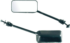 Bike It Long Black Universal F1 Mirrors