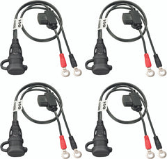 OptiMate O1 Weatherproof Eyelet Leads x 4
